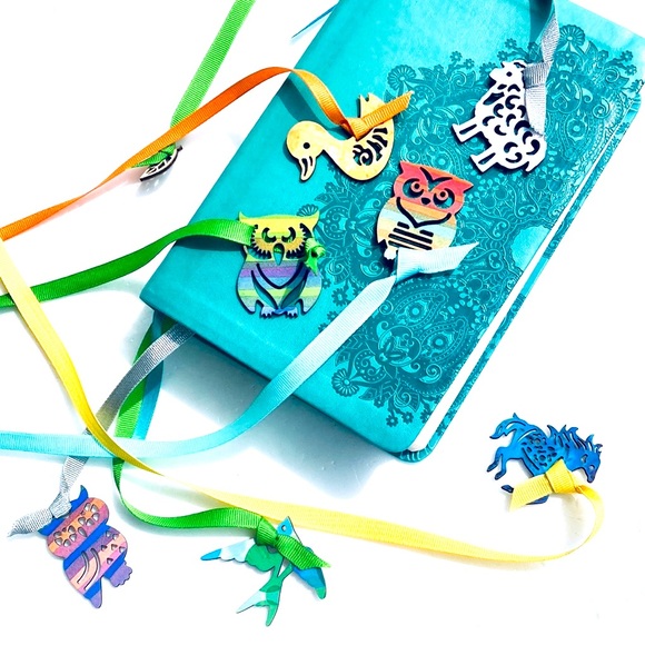 Artisan Crafted Groovy Owl Bookmark - Picture 3 of 3